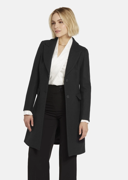 Nicowa Classic wool coat - CAPPOWA in BLACKarticle number NC8A22402019E-002 Riesige Rabatte