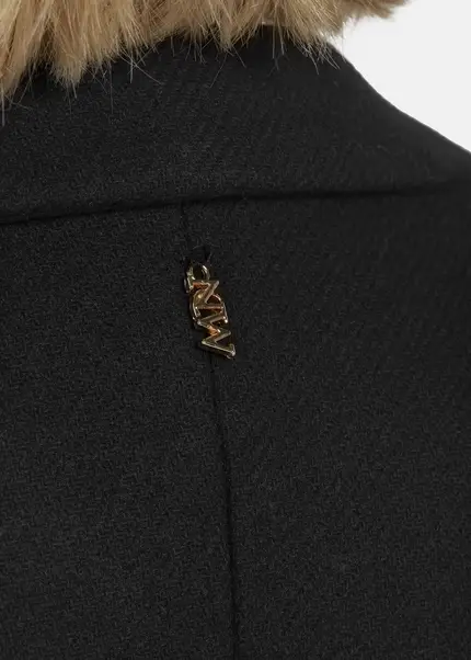 Nicowa Classic wool coat - CAPPOWA in BLACKarticle number NC8A22402019E-002 Riesige Rabatte