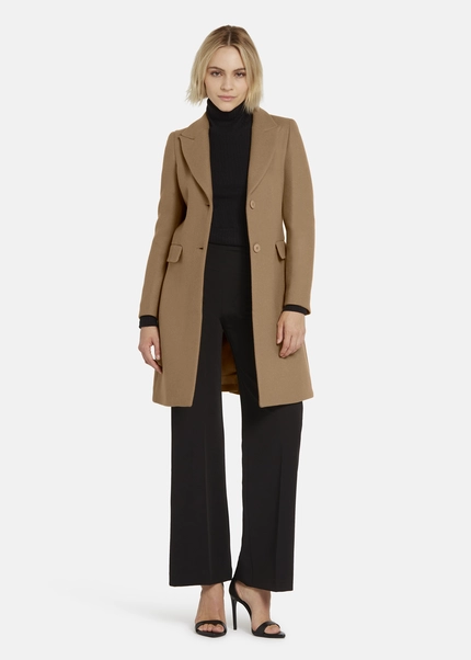 Nicowa Classic wool coat - CAPPOWA in CAMELarticle number NC8A22402022E-101 50% Rabatt mit kostenlosem Versand