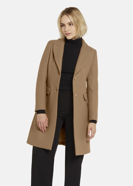 Nicowa Classic wool coat - CAPPOWA in CAMELarticle number NC8A22402022E-101 50% Rabatt mit kostenlosem Versand