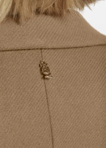 Nicowa Classic wool coat - CAPPOWA in CAMELarticle number NC8A22402022E-101 50% Rabatt mit kostenlosem Versand