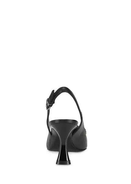 Nicowa Flower-adorned slingback pumps FLONAWIA in BLACKarticle number NC9A12702019E-002 Im Verkauf