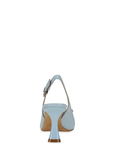 Nicowa Flower-adorned slingback pumps FLONAWIA in LIGHT BLUEarticle number NC9A12702025E-025 zollfrei