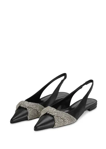 Nicowa Slingback ballerinas with crystal appliqué CRISOLI in BLACKarticle number NC9A12704019E-002 50% Rabatt für begrenzte Zeit