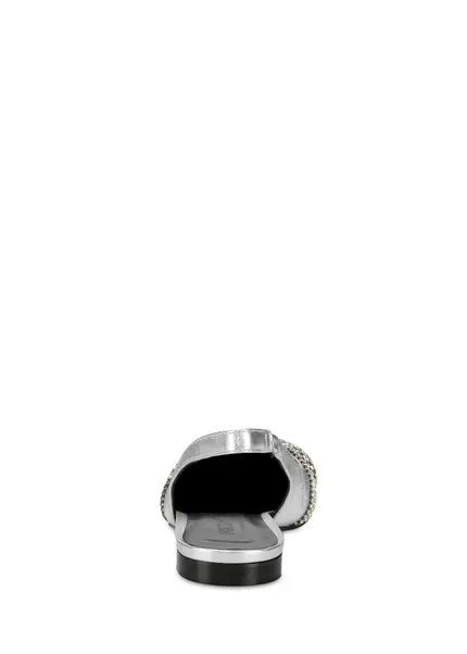 Nicowa Slingback ballerinas with crystal appliqué CRISOLI in SILVERarticle number NC9A12704031E-088 Rabatte dieses Monats