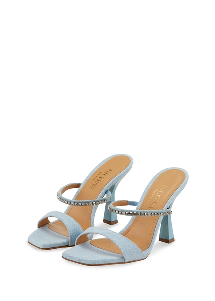 Nicowa Sandals with gemstones - VEROSIO 95 in Denimarticle number NC8A18008025E-005 Fabrikverkauf