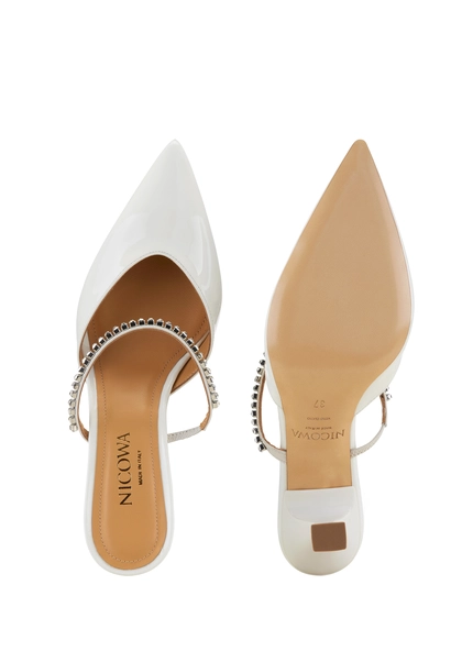 Nicowa Pumps with gemstones - ROSALIWA 75 in Creamarticle number NC8A18004012E-072 Limitierter Zeitrabatt