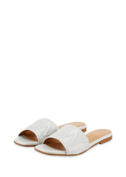 Nicowa Monogram slide sandals - LAUREWI NCW in Creamarticle number NC8A18003012E-072 Sonderangebot
