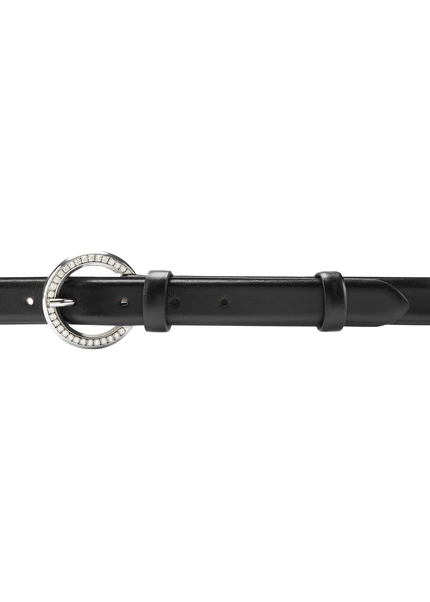 Nicowa Belt with rhinestone buckle LUNAWI in BLACKarticle number NC8A21102019E-002 Begrenztes Angebot