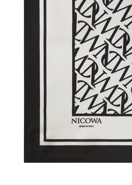 Nicowa NCW silk scarf AURONA in BLACKarticle number NC7A29001019E-002 Muttertagsangebot