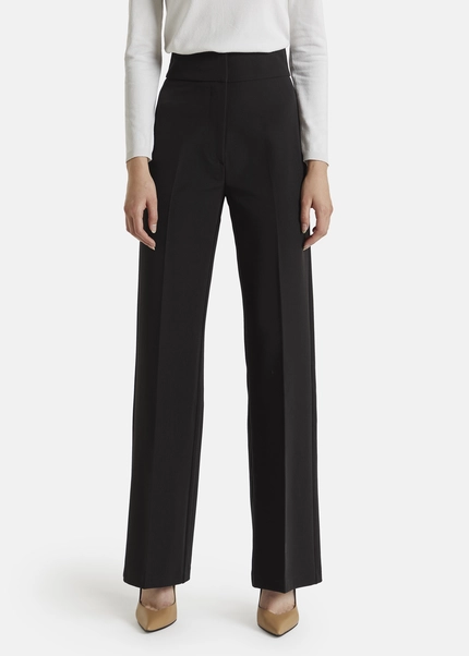 Nicowa Classic wide-leg trousers CORINO in BLACKarticle number NC7A24011019E-002 Räumungsverkauf