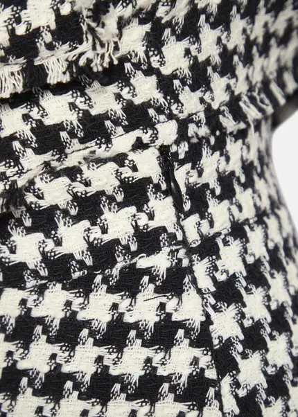 Nicowa Simple mini skirt made of bouclé LANITO in BLACK MULTICOLORarticle number NC8A22502019E-002 Riesige Ersparnisse