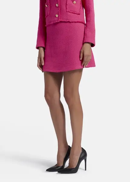 Nicowa Simple bouclé mini skirt- LANITO in PINKarticle number NC7A32015044E-139 VIP-Rabatte