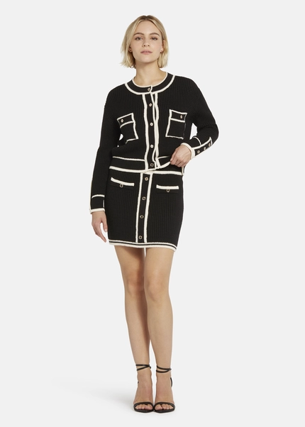 Nicowa Mini knit skirt - ANELIWO in BLACKarticle number NC8A22103019E-002 Wochenangebot
