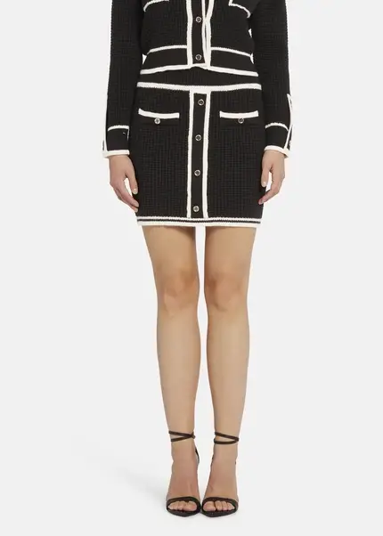 Nicowa Mini knit skirt - ANELIWO in BLACKarticle number NC8A22103019E-002 Wochenangebot