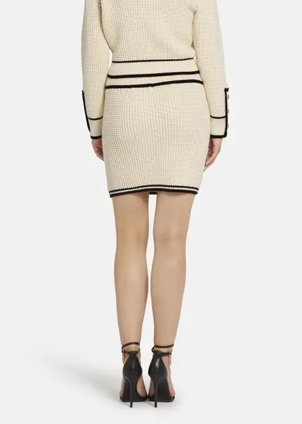 Nicowa Mini knit skirt - ANELIWO in CREAMarticle number NC8A22103012E-072 Begrenzte Freigabe