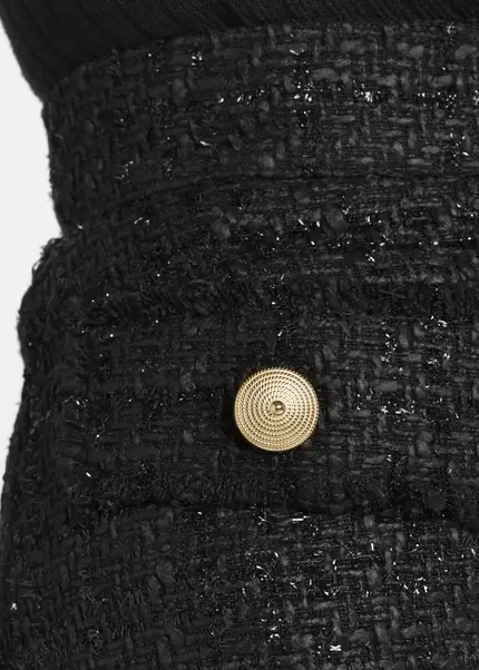 Nicowa Bouclé skirt with lamé effect BRUNAWI in BLACK LAMÉarticle number NC8A22506019E-002 Letzte 3 Tage