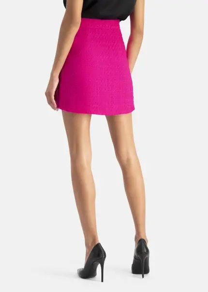 Nicowa Bouclé mini skirt- MIORO in PINKarticle number NC7A32013044E-139 JETZT KAUFEN