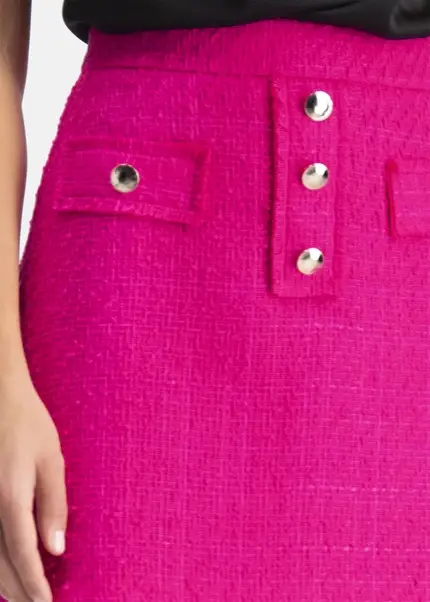 Nicowa Bouclé mini skirt- MIORO in PINKarticle number NC7A32013044E-139 JETZT KAUFEN