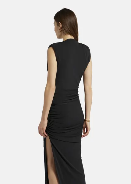 Nicowa Draped maxi dress in jersey - MICATE in BLACKarticle number NC9A1401519E-002 Neueste Stile