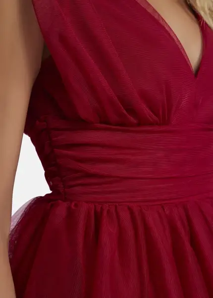 Nicowa Mini tulle dress - STELLOWA in dark berryarticle number NC8A22001014E-011 Sonderangebot der Fabrik