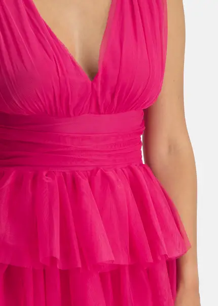 Nicowa Tulle mini dress - STELLOWA in PINKarticle number NC7A12030044E-139 Vierteljährliche Förderung