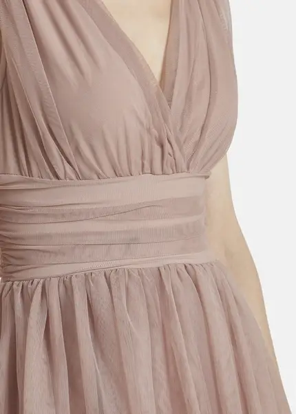 Nicowa Tulle maxi dress BALINO in BEIGEarticle number NC7A12027032E-138 Nur noch ein Tag übrig