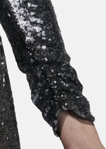 Nicowa Mini sequin wrap dress - MILOWA in SILVERarticle number NC8A22009031E-088 Kostenloser Versand international