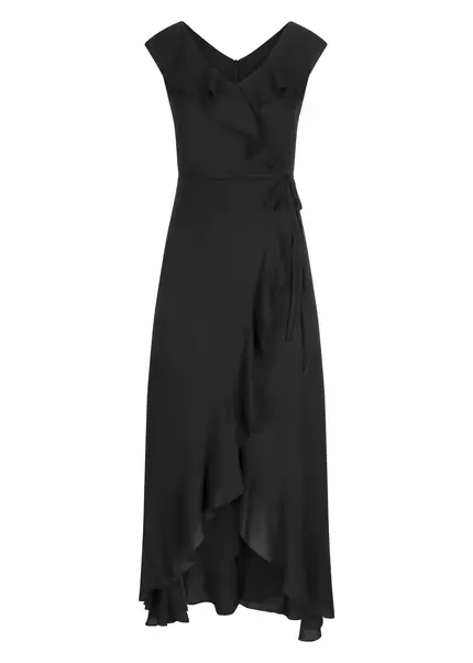 Nicowa Elegant chiffon dress with plain-coloured fabric – DINOWA in BLACKarticle number NC6A22001019E-002 Black Friday Preise