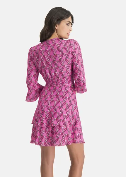 Nicowa Extravagant wrap dress - PINOWA in PINKarticle number NC7A12022044E-139 zollfrei