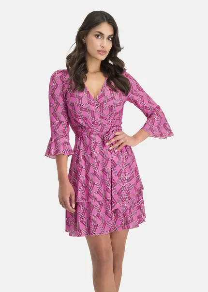 Nicowa Extravagant wrap dress - PINOWA in PINKarticle number NC7A12022044E-139 zollfrei