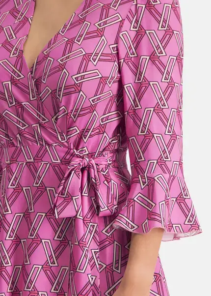 Nicowa Extravagant wrap dress - PINOWA in PINKarticle number NC7A12022044E-139 zollfrei
