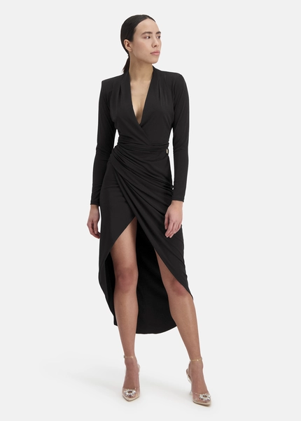 Nicowa Draped midi dress - MICIMA in BLACKarticle number NC8A12002019E-002 2025