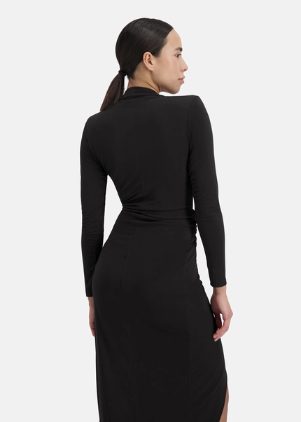 Nicowa Draped midi dress - MICIMA in BLACKarticle number NC8A12002019E-002 2025