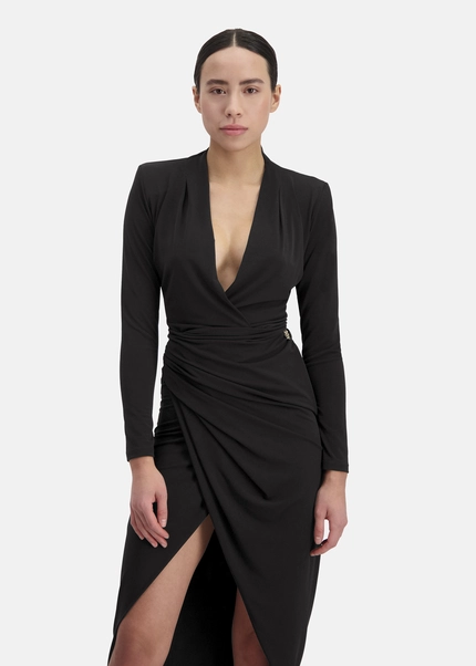 Nicowa Draped midi dress - MICIMA in BLACKarticle number NC8A12002019E-002 2025