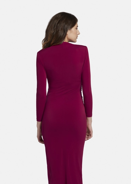 Nicowa Draped midi dress - MICIMA in dark berryarticle number NC8A22003034E-011 Outlet