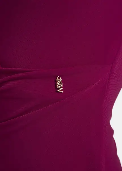 Nicowa Draped midi dress - MICIMA in dark berryarticle number NC8A22003034E-011 Outlet