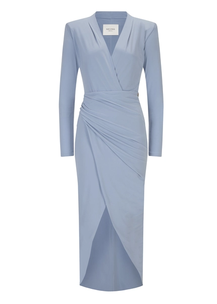 Nicowa Draped midi dress - MICIMA in LIGHTBLUEarticle number NC8A12003025E-019 Auslauf