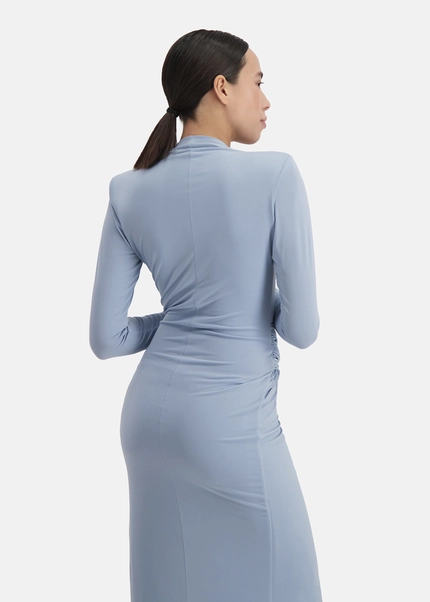 Nicowa Draped midi dress - MICIMA in LIGHTBLUEarticle number NC8A12003025E-019 Auslauf