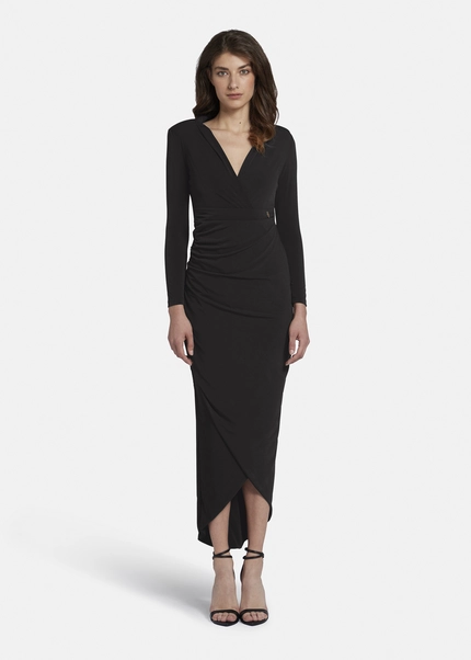 Nicowa Draped maxi dress - MICIMA in BLACKarticle number NC8A22005019E-002 Hotsell