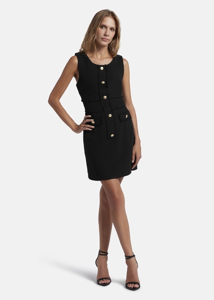 Nicowa Short bouclé dress- CHIMORA in BLACKarticle number NC7A32009019E-002 Kostenloser Versand