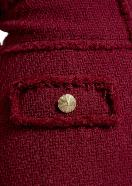 Nicowa Short bouclé dress CHIMORA in dark berryarticle number NC8A22503034E-011 Limitierter Zeitrabatt