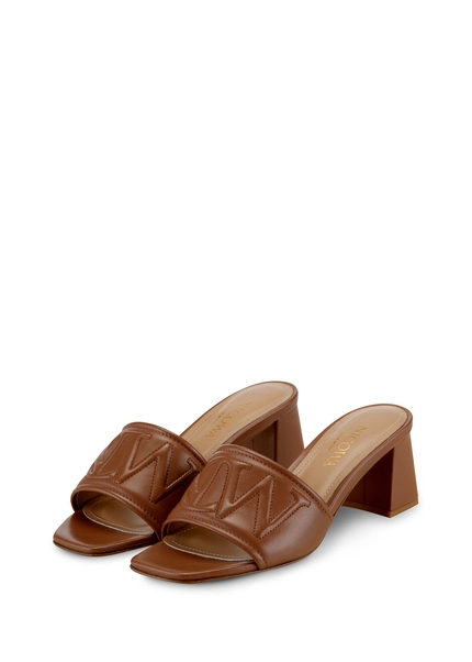 Nicowa Monogram block sandal - CAPULIO NCW in Brownarticle number NC8A11503027E-151 Fabrikpreis