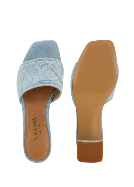 Nicowa Monogram block sandal - CAPULIO NCW in Denimarticle number NC8A11503025E-005 Sonderangebot