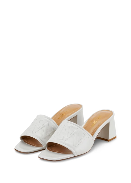 Nicowa Monogram block sandal - CAPULIO NCW in Creamarticle number NC8A11503012E-072 Günstig kaufen
