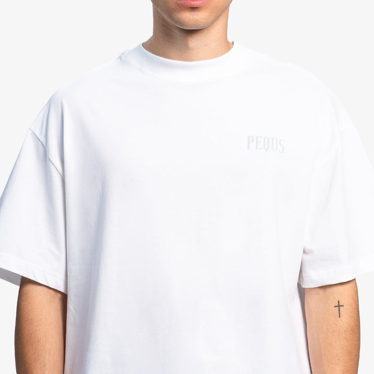 Pequs Back Logo T-Shirt Günstiger Verkauf