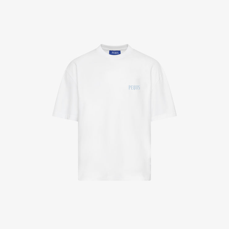 Pequs Back Logo T-Shirt Günstiger Verkauf