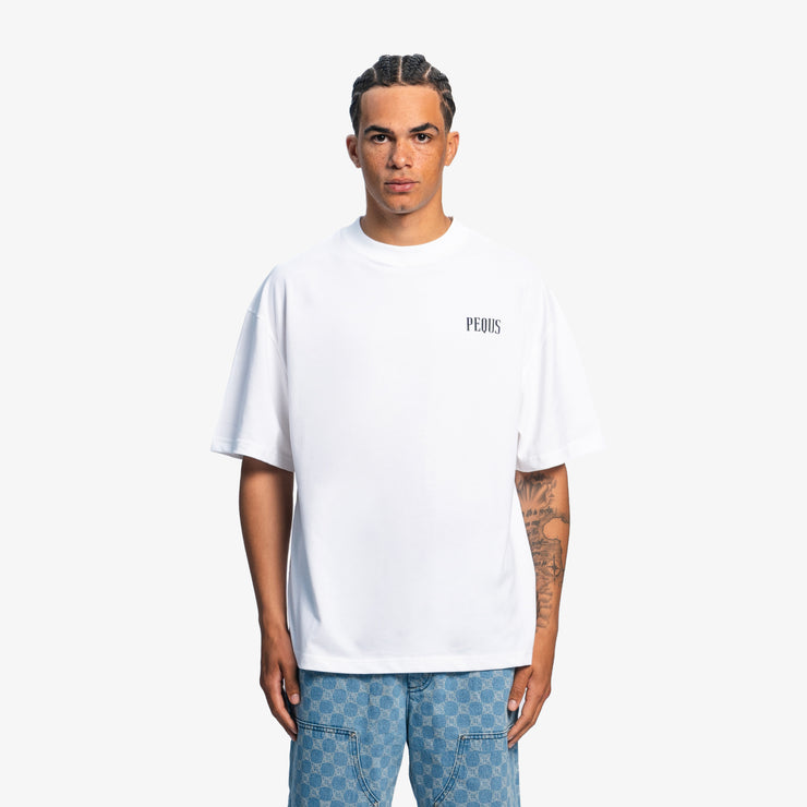 Pequs Chest Logo T-Shirt Sonderangebot