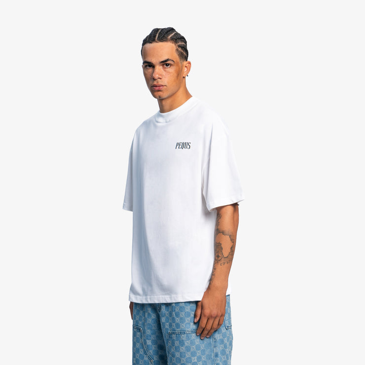 Pequs Chest Logo T-Shirt Sonderangebot