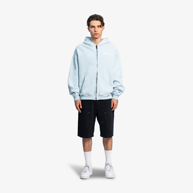 Pequs Back Logo Zip Hoodie Günstig kaufen
